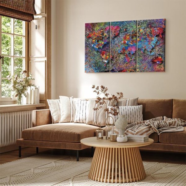 Tableau - World Map: Colourful Whirl