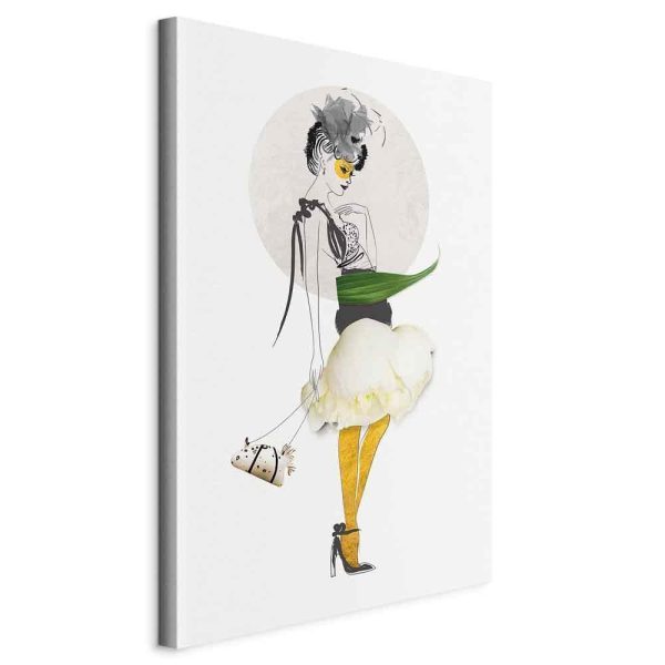 Tableau - Yellow Stocking (1 Part) Vertical Tableau - Yellow Stocking (1 Part) Vertical
