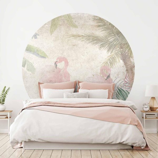 Papier Peint rond - Birds in the jungle