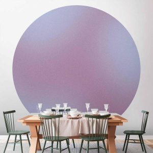 Papier Peint rond - Complex gradient – gradient composition in nostalgic colours