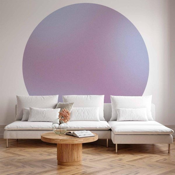 Papier Peint rond - Complex gradient – gradient composition in nostalgic colours Papier Peint rond - Complex gradient – gradient composition in nostalgic colours