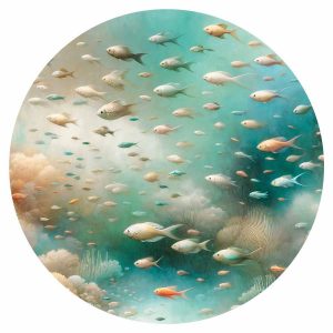 Papier Peint rond - Oceanic beauty