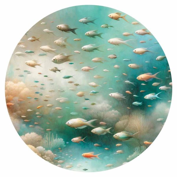 Papier Peint rond - Oceanic beauty