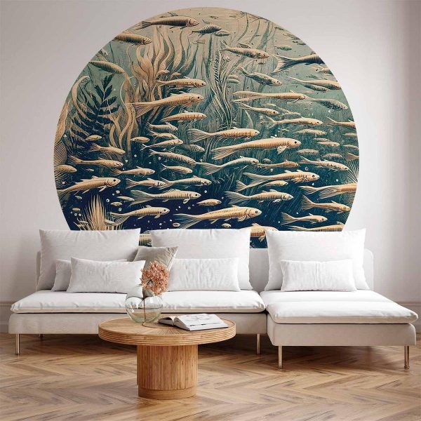 Papier Peint rond - Oceanic nature Papier Peint rond - Oceanic nature