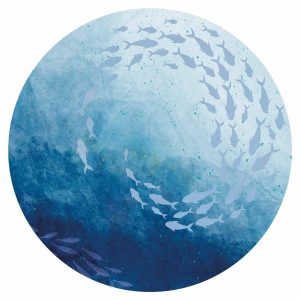 Papier Peint rond - Sea depths