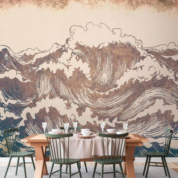 Papier peint - Giant waves