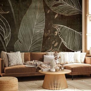 Papier peint - In a labyrinth of leaves