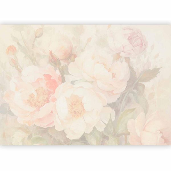 Papier peint - Peonies in the mist