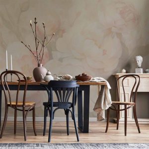 Papier peint - Peonies in the mist