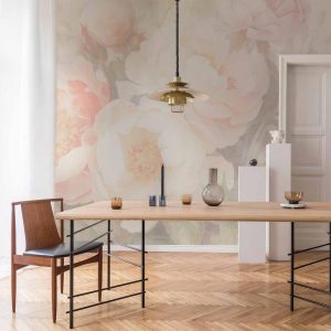 Papier peint - Peonies in the mist