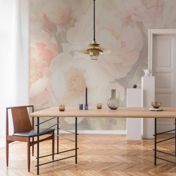 Papier peint - Peonies in the mist