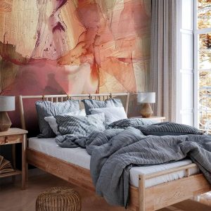 Papier peint - Spring composition – transparencies and forms in watercolor style