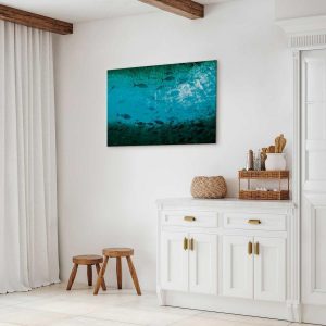 Tableau - A shoal of dark fish