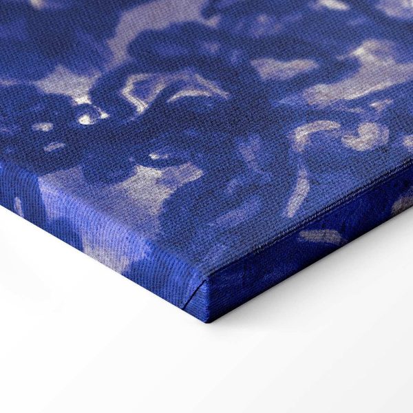 Tableau - Ancient vineyard - three women in a portal painted with blue ink