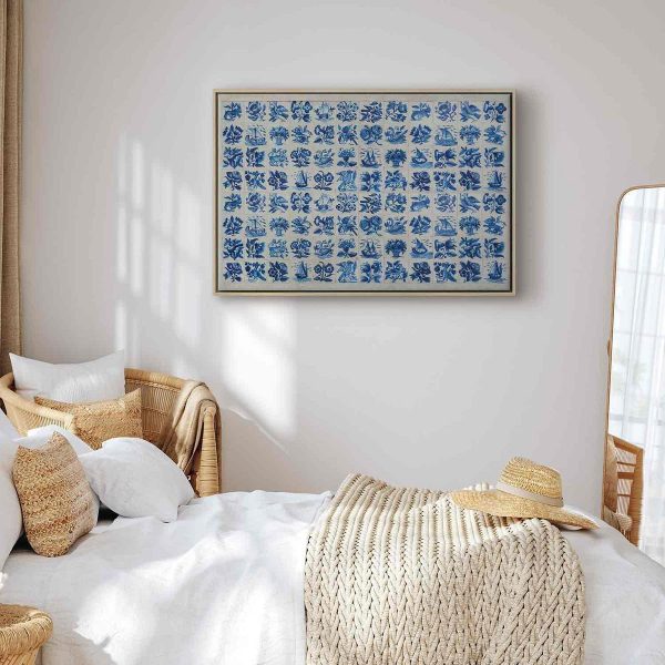 Tableau - Azulejos tiles – traditional Portuguese ceramic tiles