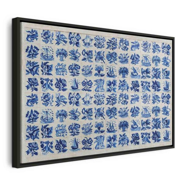 Tableau - Azulejos tiles – traditional Portuguese ceramic tiles