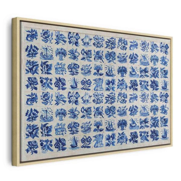 Tableau - Azulejos tiles – traditional Portuguese ceramic tiles