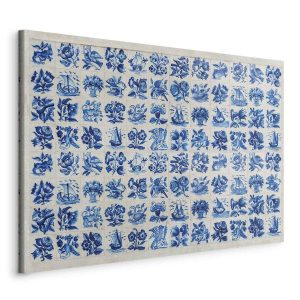 Tableau - Azulejos tiles – traditional Portuguese ceramic tiles