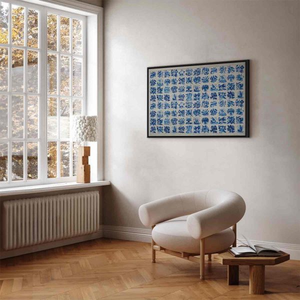 Tableau - Azulejos tiles – traditional Portuguese ceramic tiles