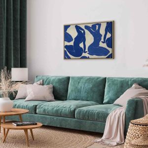 Tableau - Blue femininity