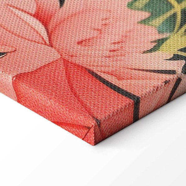 Tableau - By an Asian pond - an illustration in the style of a Japanese engraving, depicting a heron