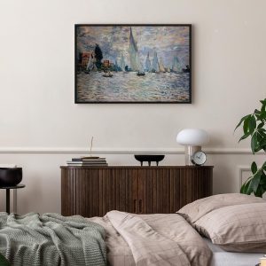 Tableau - Claude Monet - Sailboats, Regatta in Argenteuil