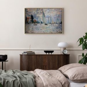 Tableau - Claude Monet - Sailboats, Regatta in Argenteuil