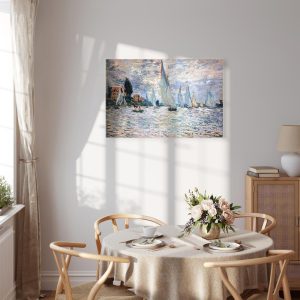 Tableau - Claude Monet - Sailboats, Regatta in Argenteuil