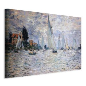 Tableau - Claude Monet - Sailboats, Regatta in Argenteuil