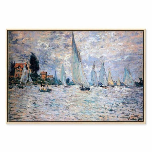 Tableau - Claude Monet - Sailboats, Regatta in Argenteuil