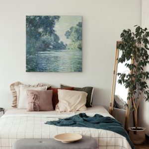 Tableau - Claude Monet – A Stretch of the Seine near Giverny