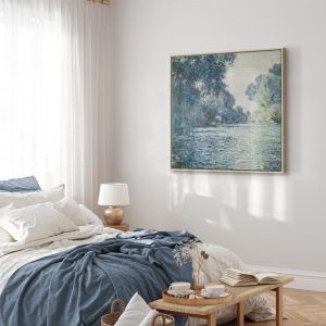 Tableau - Claude Monet – A Stretch of the Seine near Giverny