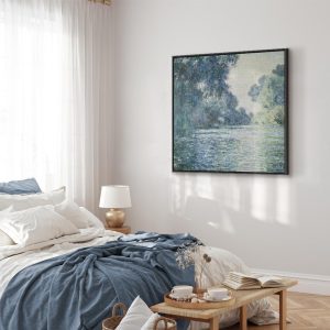 Tableau - Claude Monet – A Stretch of the Seine near Giverny