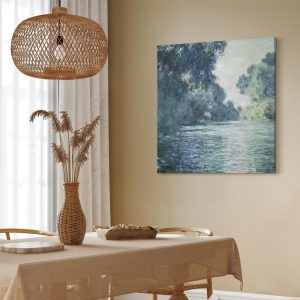 Tableau - Claude Monet – A Stretch of the Seine near Giverny