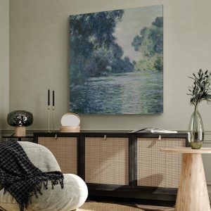 Tableau - Claude Monet – A Stretch of the Seine near Giverny