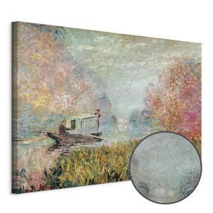 Tableau - Claude Monet – Boat on the Seine