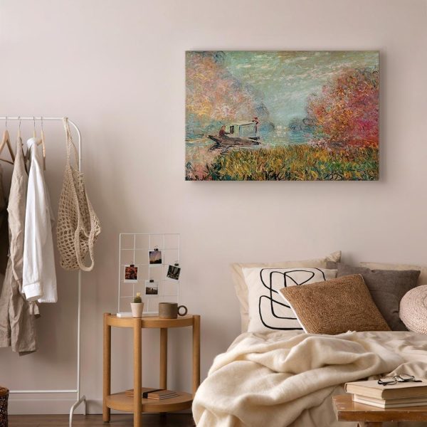 Tableau - Claude Monet – Boat on the Seine