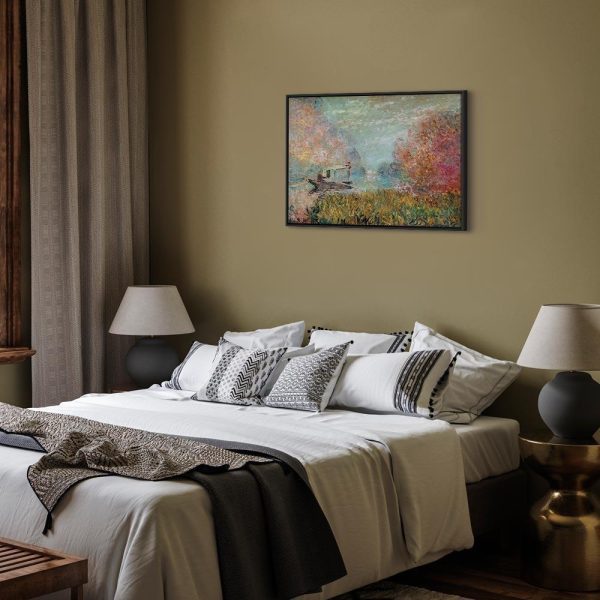 Tableau - Claude Monet – Boat on the Seine