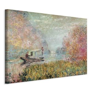 Tableau - Claude Monet – Boat on the Seine