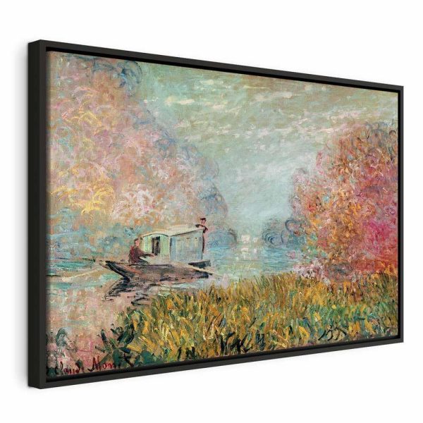 Tableau - Claude Monet – Boat on the Seine