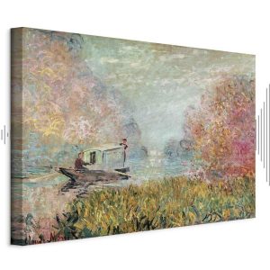 Tableau - Claude Monet – Boat on the Seine