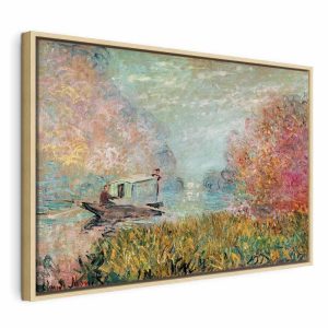 Tableau - Claude Monet – Boat on the Seine
