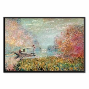 Tableau - Claude Monet – Boat on the Seine