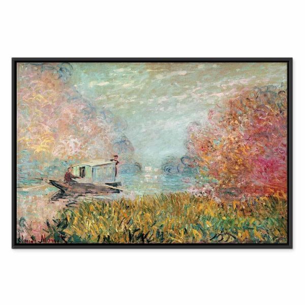 Tableau - Claude Monet – Boat on the Seine