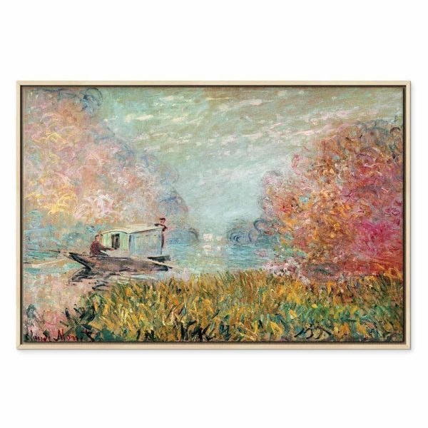 Tableau - Claude Monet – Boat on the Seine