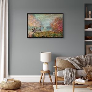Tableau - Claude Monet – Boat on the Seine