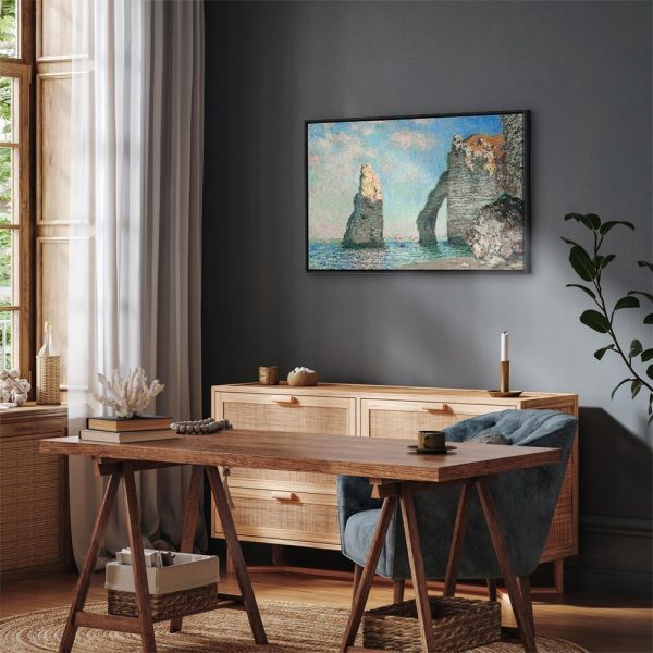 Tableau - Claude Monet – Cliffs at Étretat