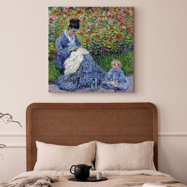 Tableau - Claude Monet – Madame Monet and Her Son
