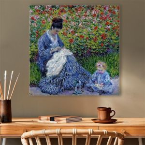 Tableau - Claude Monet – Madame Monet and Her Son