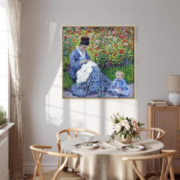 Tableau - Claude Monet – Madame Monet and Her Son